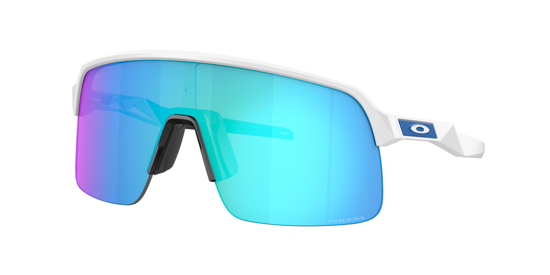 Oakley Unisex Sunglass Sutro Lite - Color del Marco: Blanco Mate, Color de la Lente: Prizm Sapphire