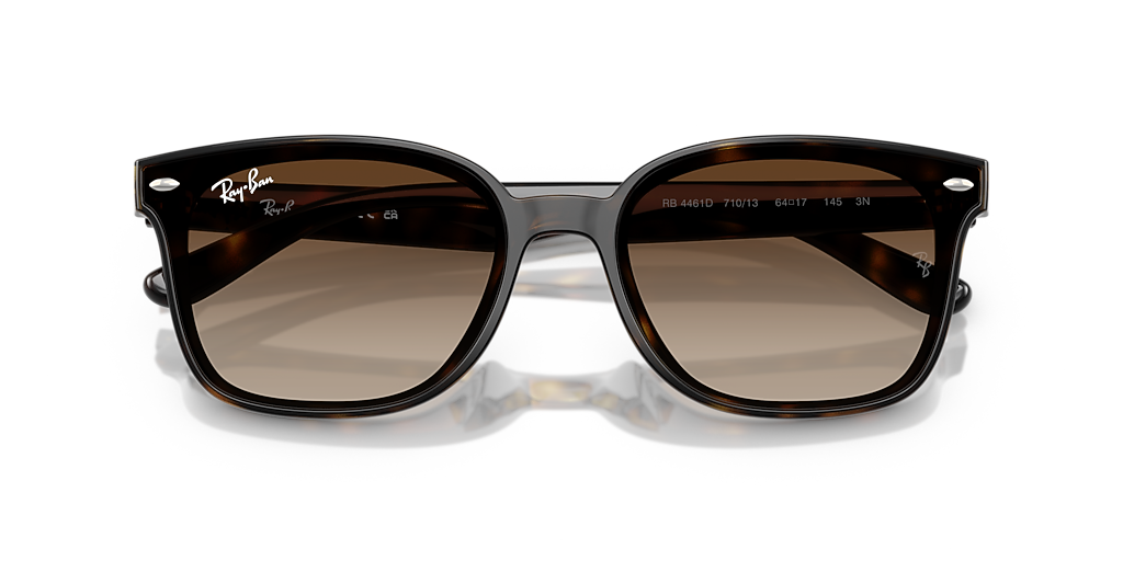 Ray-Ban RB4461D L (64 - 17) with Brown lenses and Tortoise frame