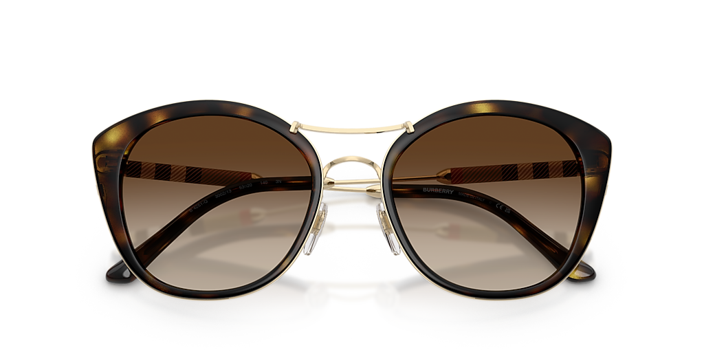 Burberry BE4251Q M (53 - 20) with Brown lenses and Brown frame