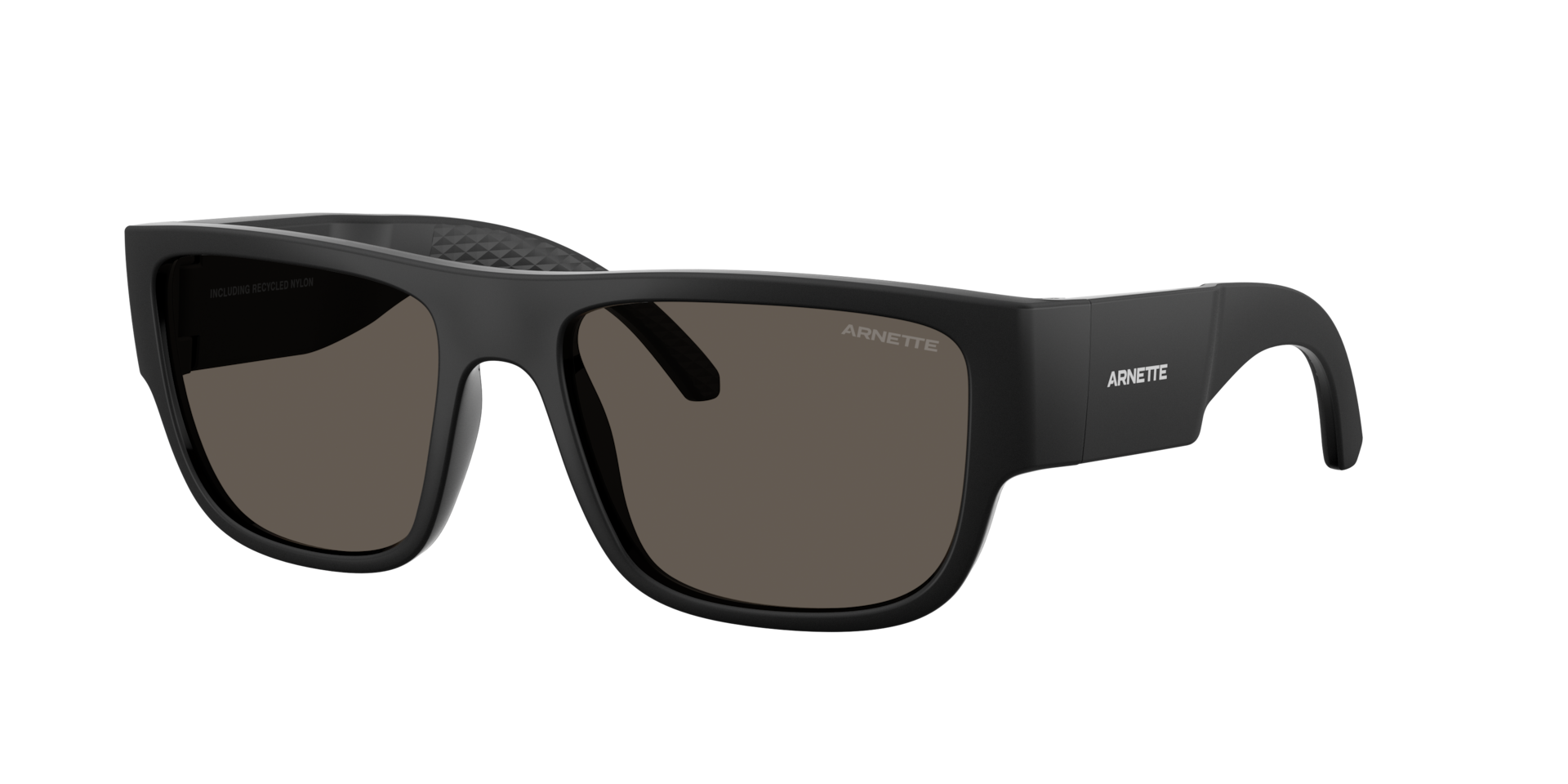 Arnette Man Sunglass AN4377 -  Frame color: Rec Black Matte Inside/Outside, Lens color: Dark Grey