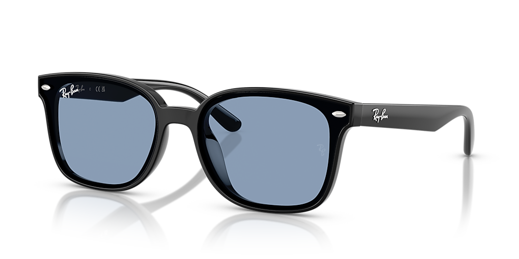 Ray-Ban RB4461D L (64 - 17) with Blue lenses and Black frame