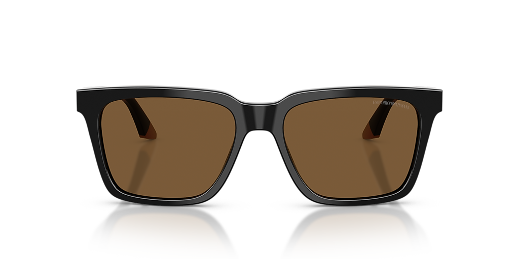 Emporio Armani EA4260 M (55 - 17) with Brown lenses and Black