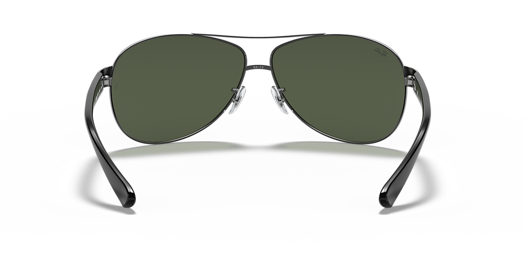 Ray-Ban RB3386 L (63 - 13) with Green lenses and Grey frame