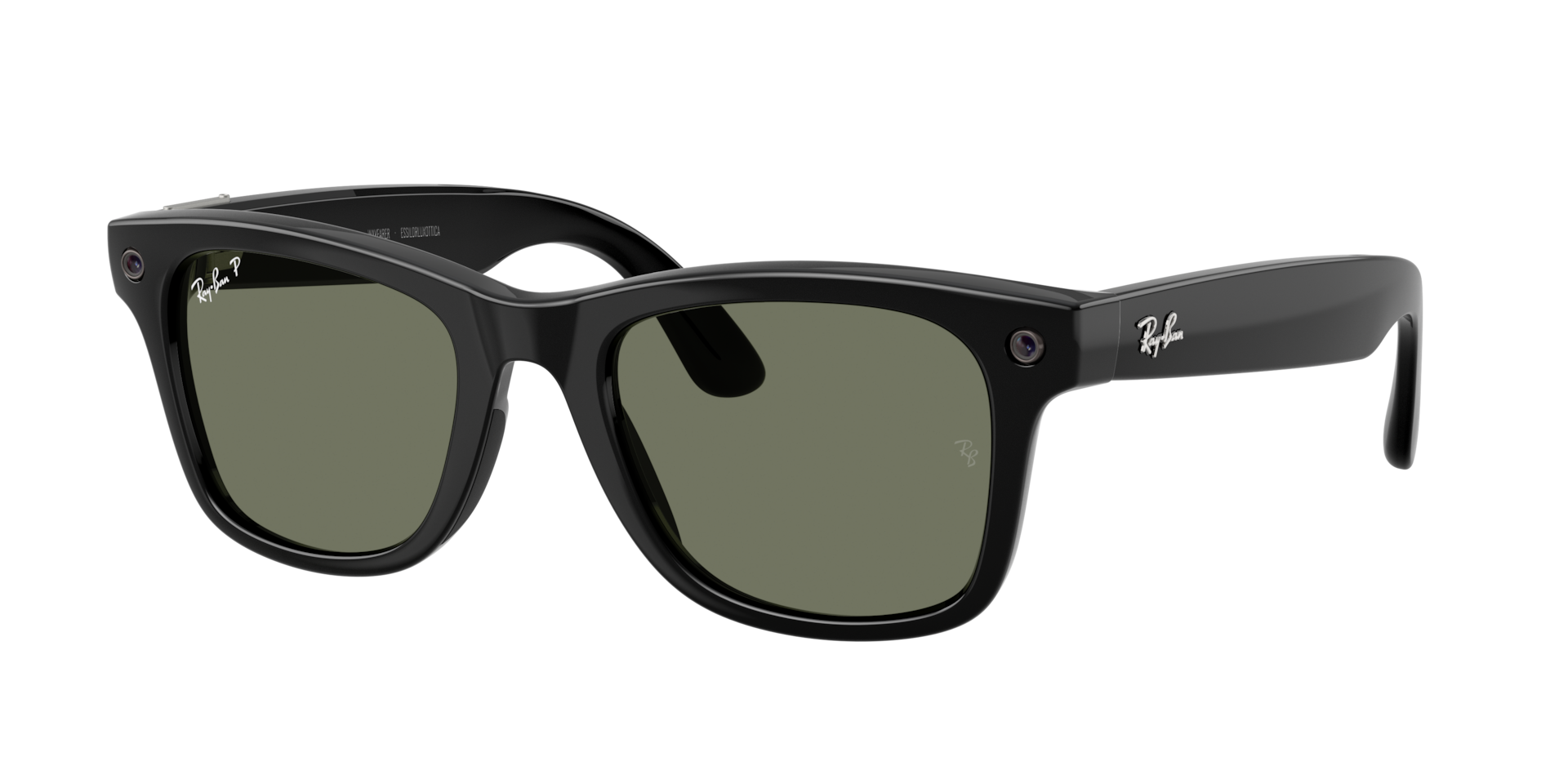 RayBan Unisex RayBan Meta Gen 3 Wayfarer Frame color Black Lens color Green Polarized