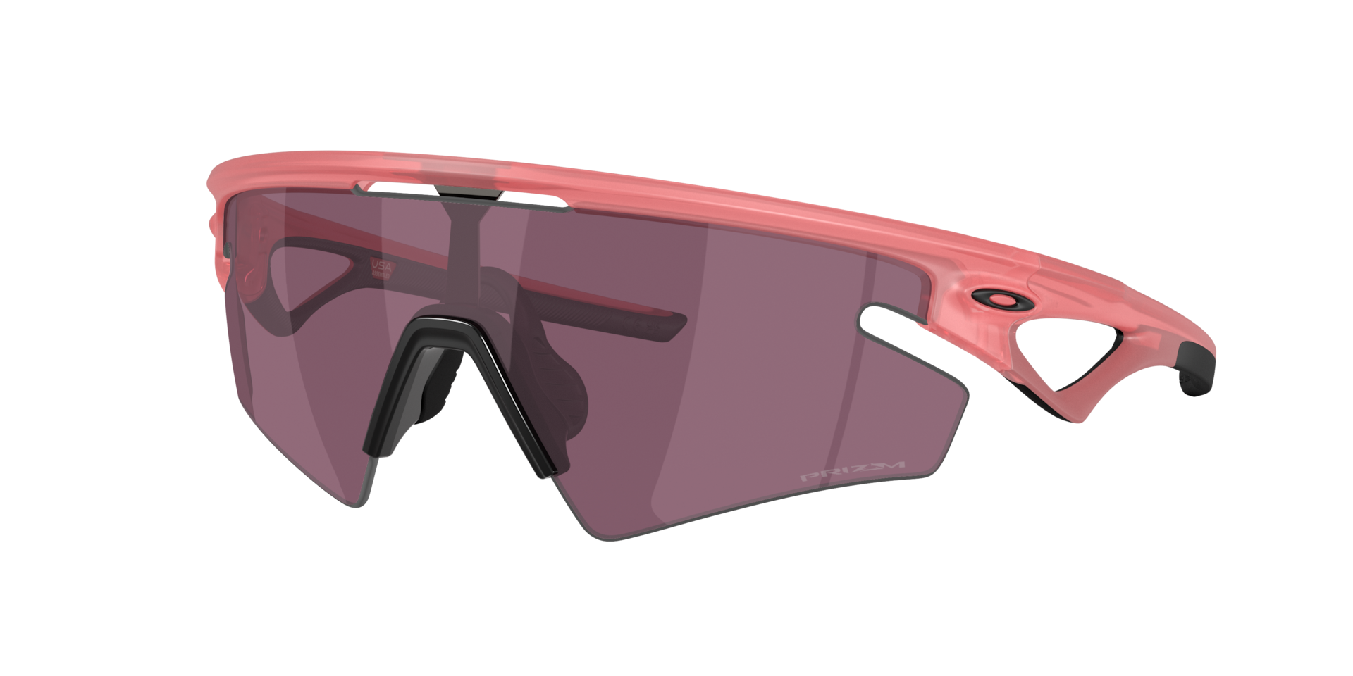 Oakley Unisex Sunglass Sphaera™ Slash Velocity Collection - Couleur du Monture: Paloma transparent, Couleur de Lentille: Prizm Road Noir