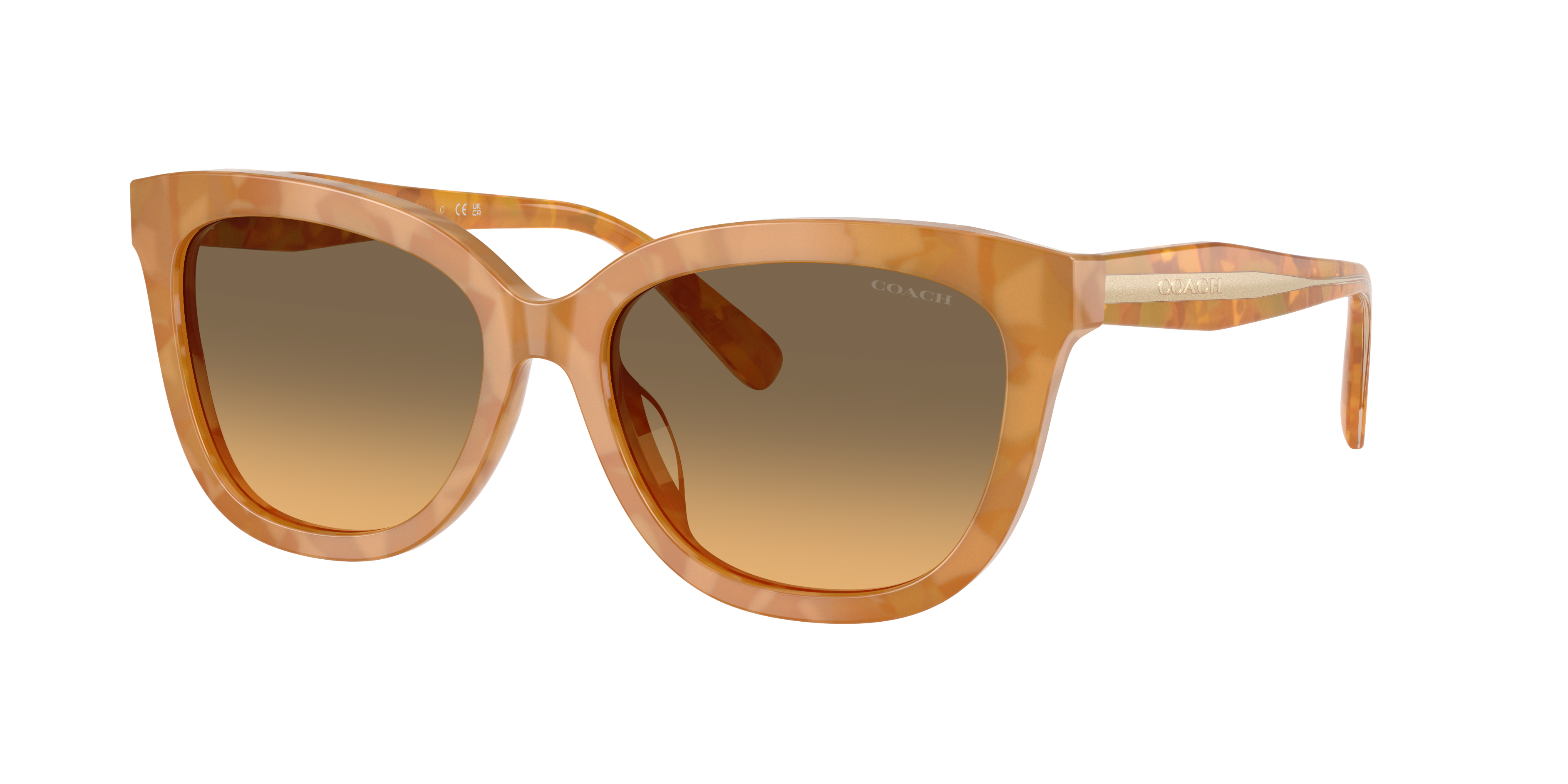 Coach Woman Sunglass CDP53 -  Frame color: Blonde Tortoise, Lens color: Olive