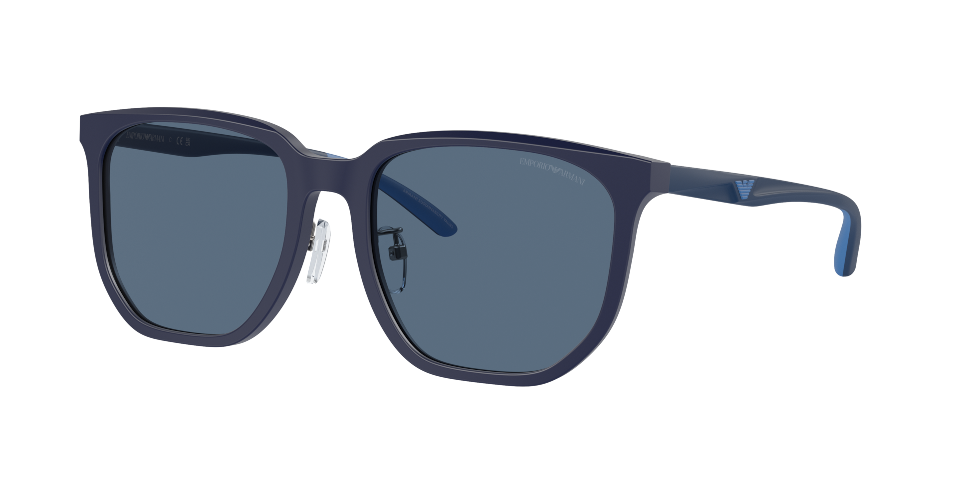 Emporio Armani Homme Sunglass EA4215D - Couleur du Monture Bleu mat Couleur de Lentille Bleu fonc 69 €