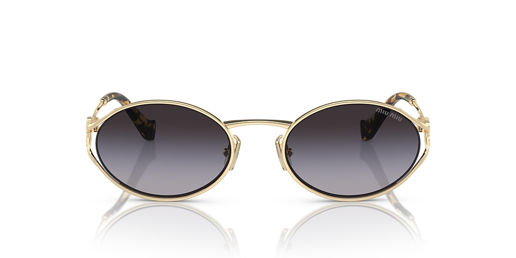 Miu Miu MU 52YS L (54 - 21) with Grey lenses and Gold frame