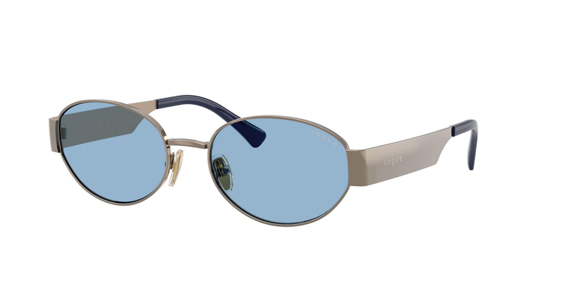 Vogue Eyewear Woman Sunglass VO4362S -  Frame color: Light Brown, Lens color: Blue