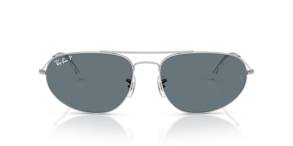 Ray-Ban Explorer IV XXL (62 - 18) with Blue lenses and Silver