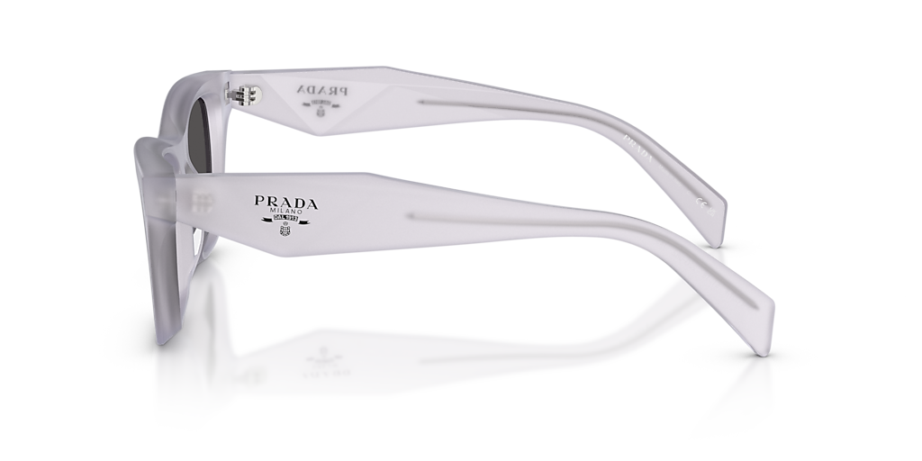 Prada PR C07SF S (52 - 16) with Grey lenses and Transparent frame