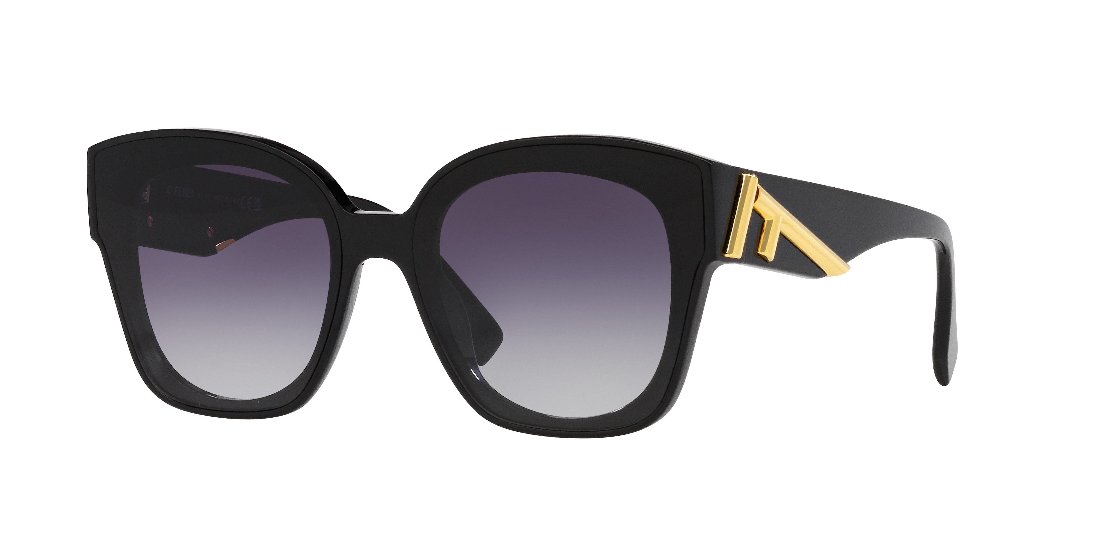 Fendi FE40098I XXS (63 - 15) with Blue lenses and Black frame