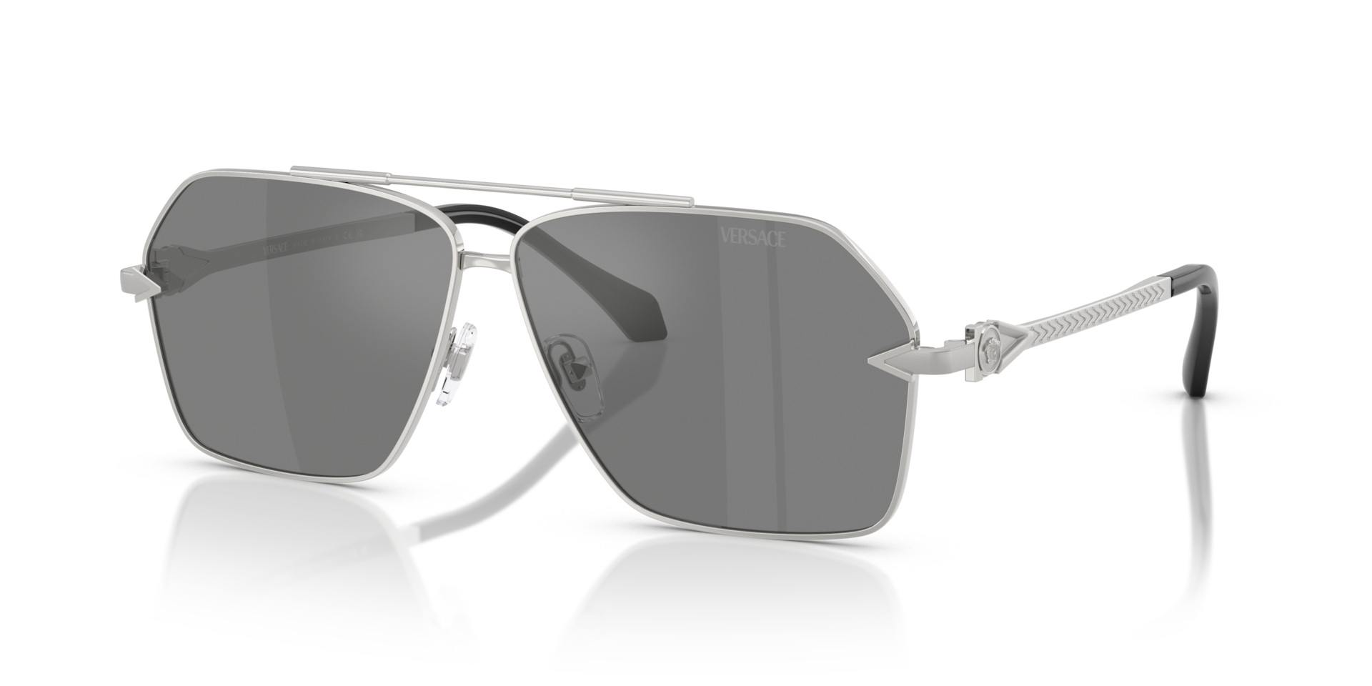 Versace VE2284 XXL (63 - 10) with Silver lenses and Silver frame