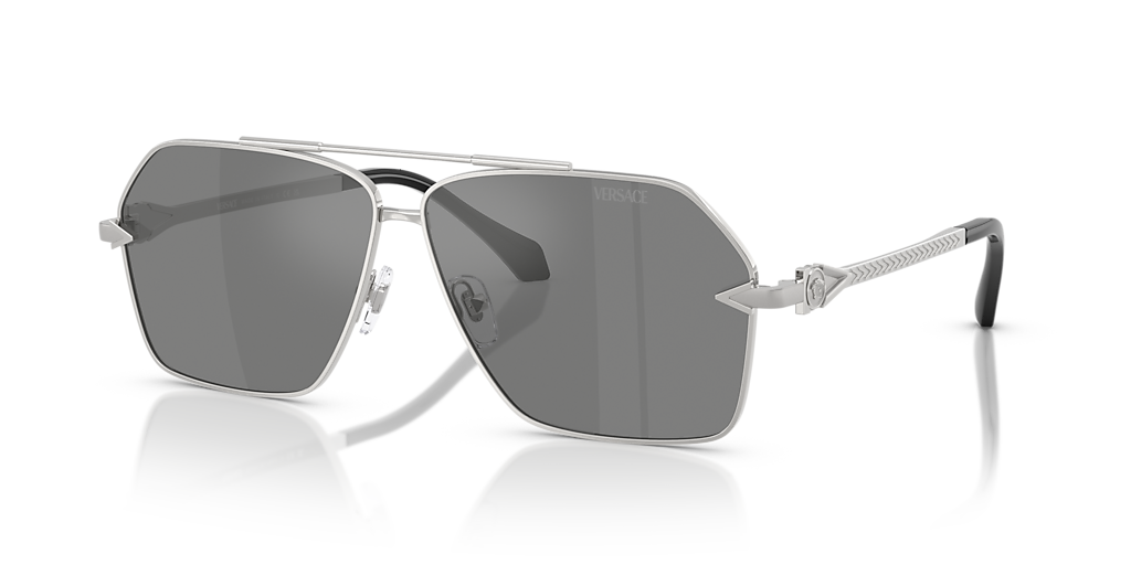 Versace VE2284 XXL (63 - 10) with Silver lenses and Silver frame