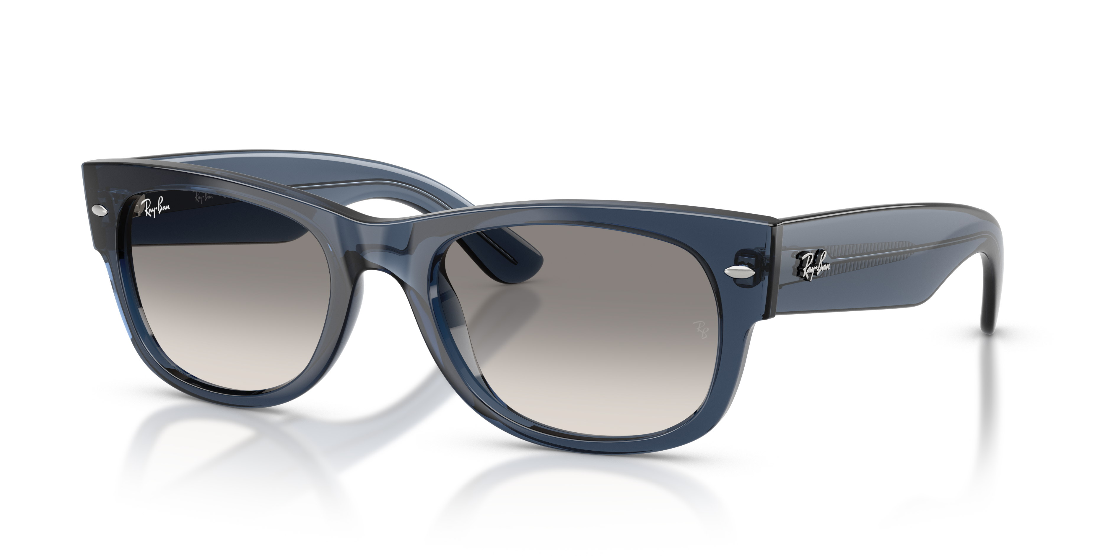 Ray-Ban Mega Wayfarer II M (52 - 21) with Grey lenses and Blue