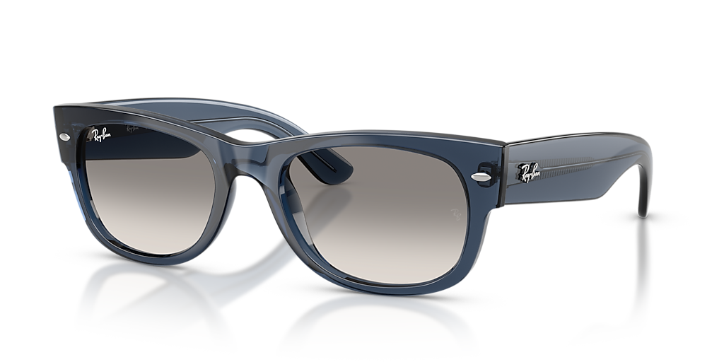 Ray-Ban Mega Wayfarer II M (52 - 21) with Grey lenses and Blue