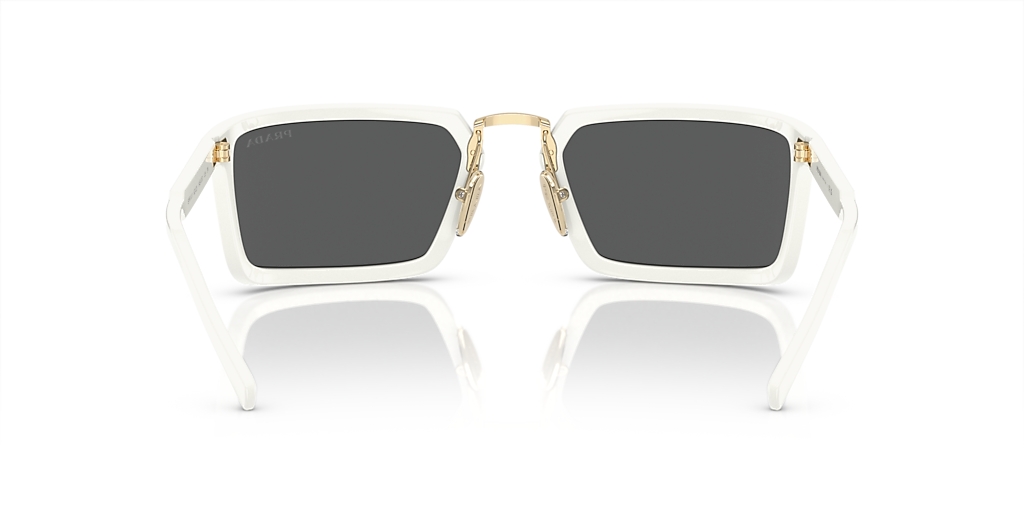 Prada PR A11S L (62 - 23) with Grey lenses and White frame