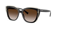 Tiffany & Co. TF4148 M (54 - 17) with Brown lenses and Black  display picture 1