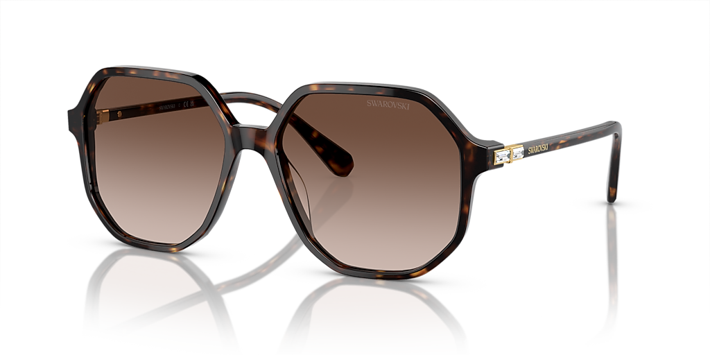 Swarovski SK6003 XL (57 - 16) with Brown lenses and Tortoise frame