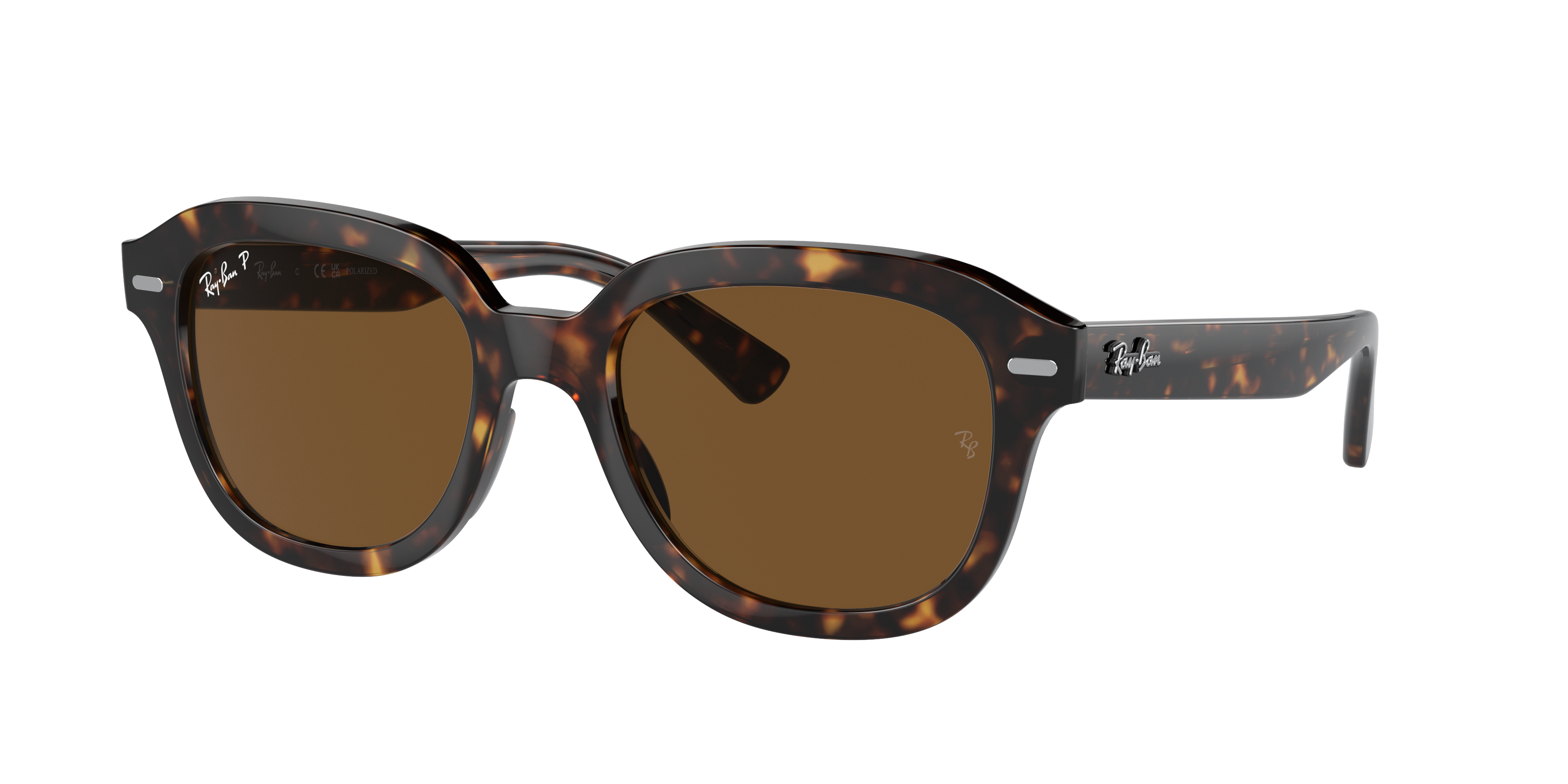 Ray-Ban Erik XL (53 - 20) with Brown lenses and Tortoise frame