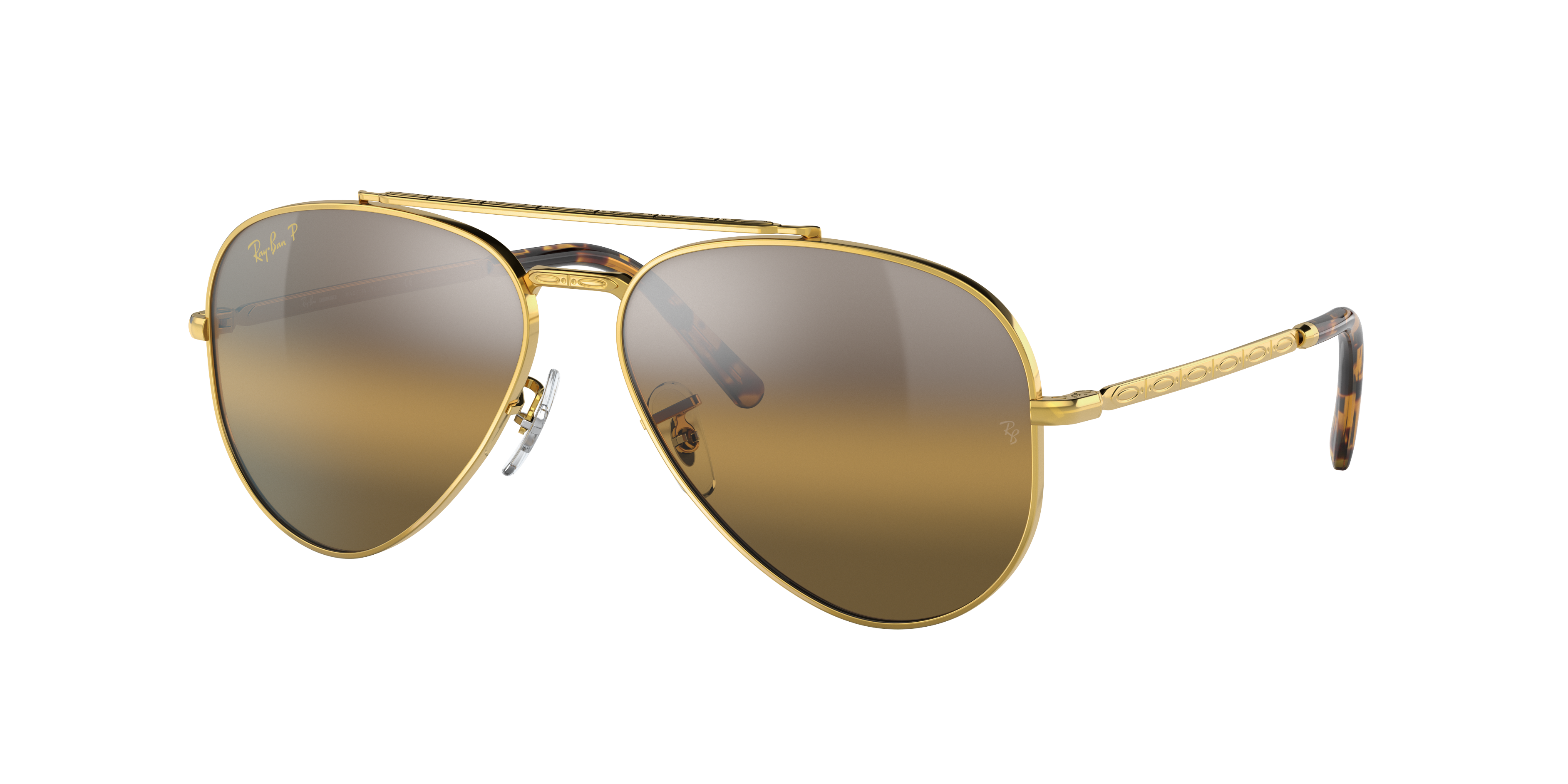 Ray-Ban New Aviator Polarized+ Lenses L (58 - 14) with Brown