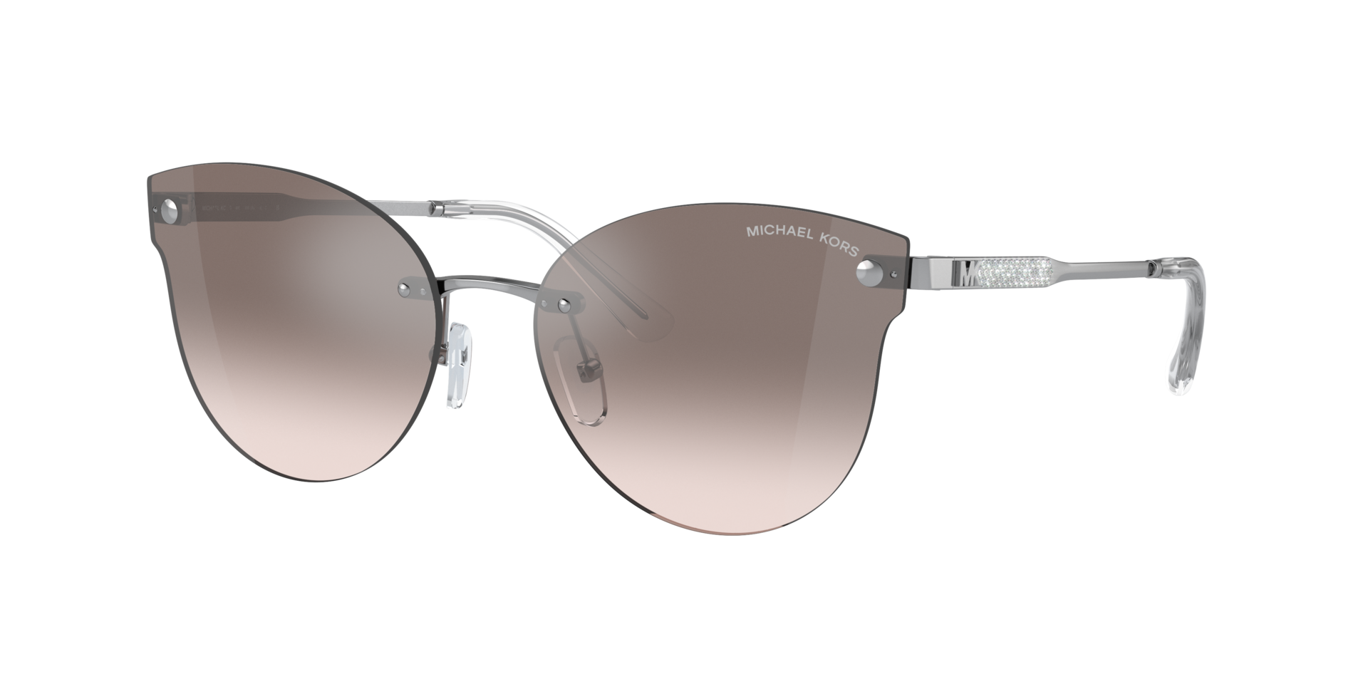 Michael Kors Femme Sunglass MK1130B Astoria - Couleur du Monture: Argent, Couleur de Lentille: Dégradé Marron effet miroir