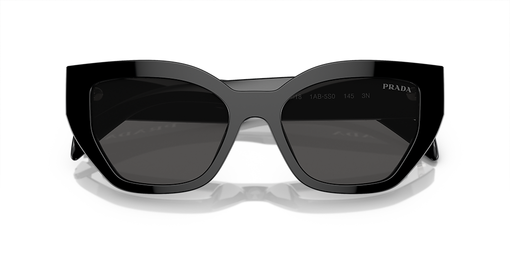 Prada PR A09SF L (55 - 16) with Grey lenses and Black frame