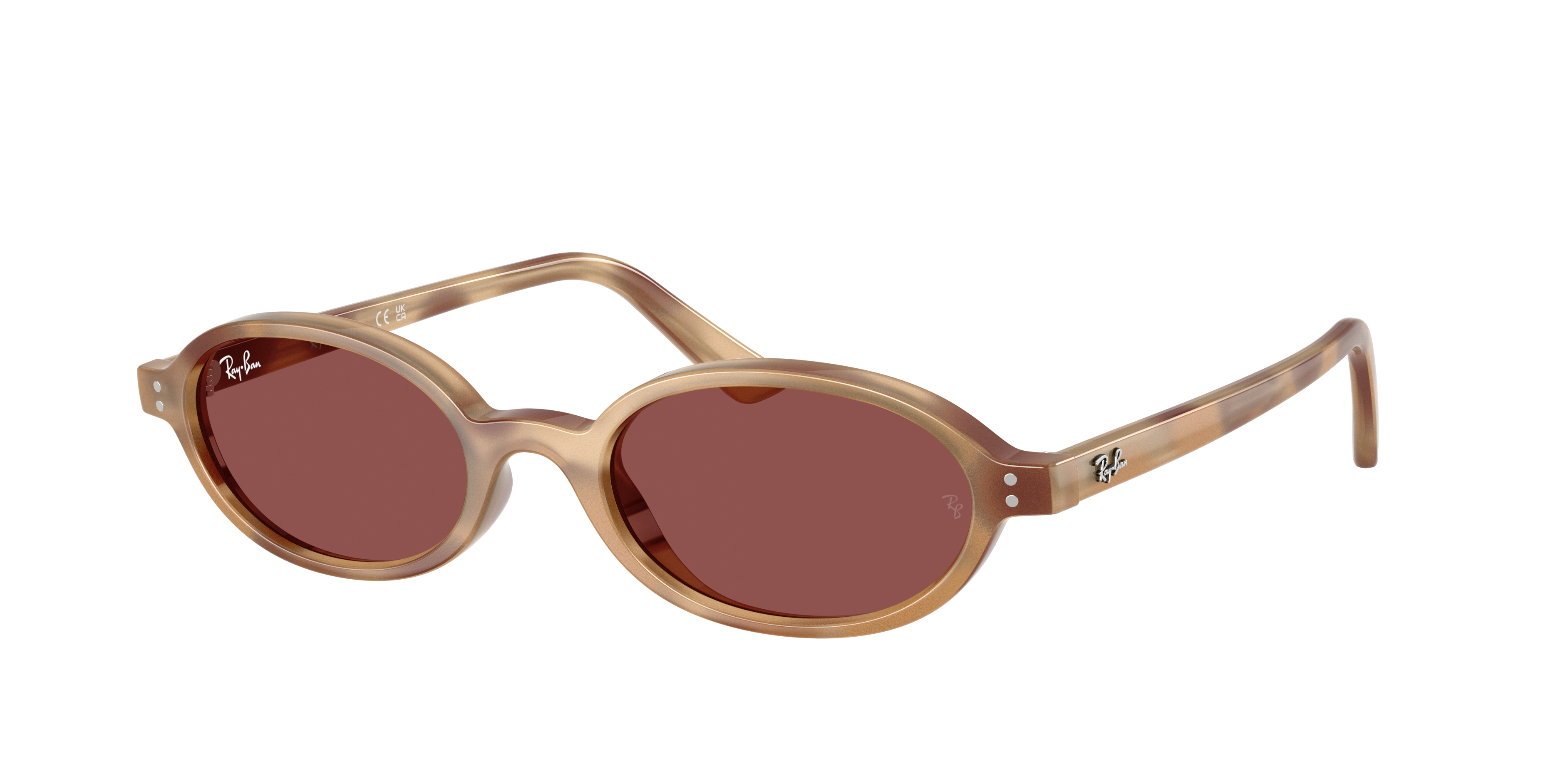 Ray-Ban Khal Bio-Based S (48 - 20) with Violet lenses and Tortoise