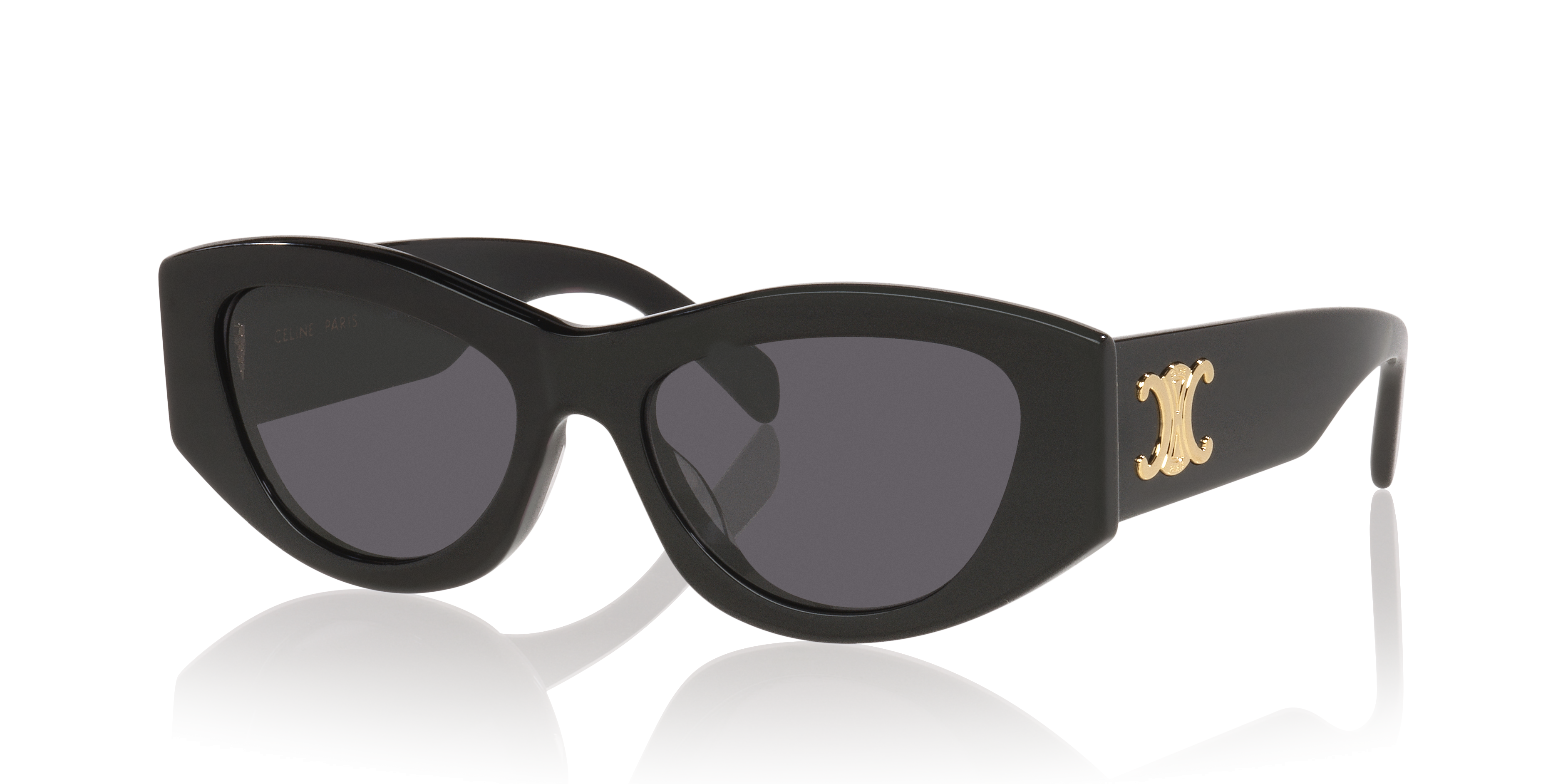 Celine Triomphe CL40308U S (55 - 18) with Grey lenses and Black