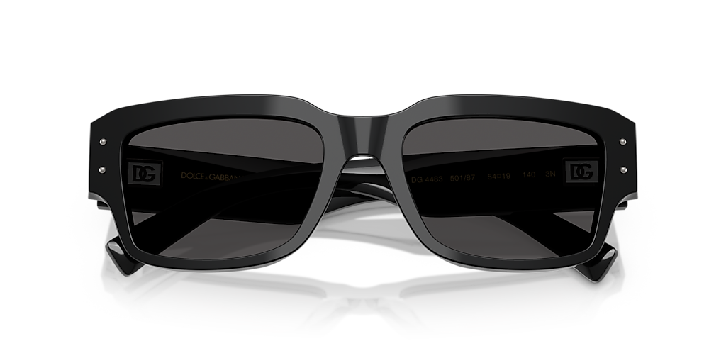 Dolce&Gabbana DG4483 M (54 - 19) with Grey lenses and Black frame
