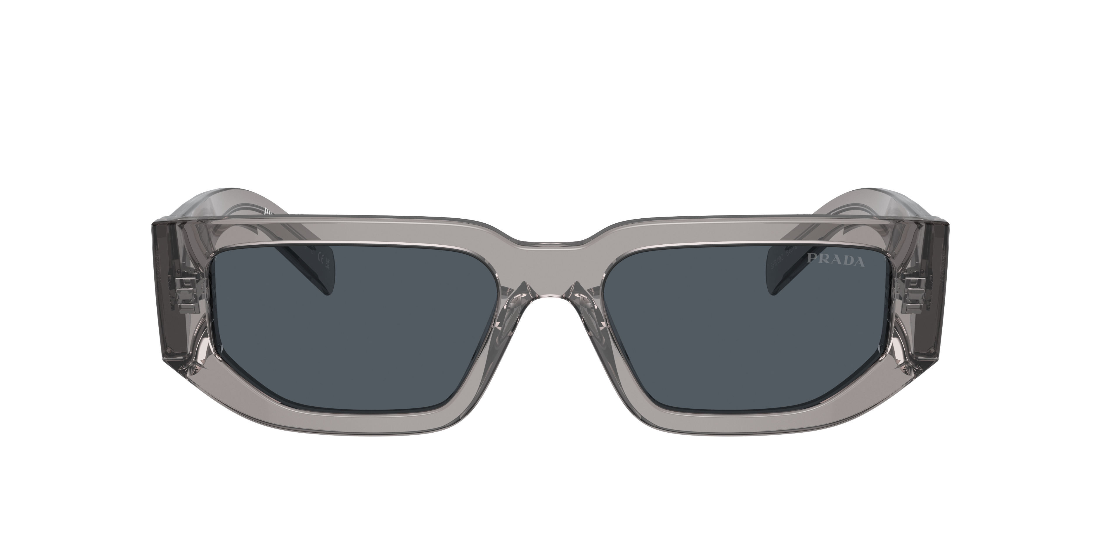 Prada PR 09ZS M (54 - 18) with Grey lenses and Grey frame
