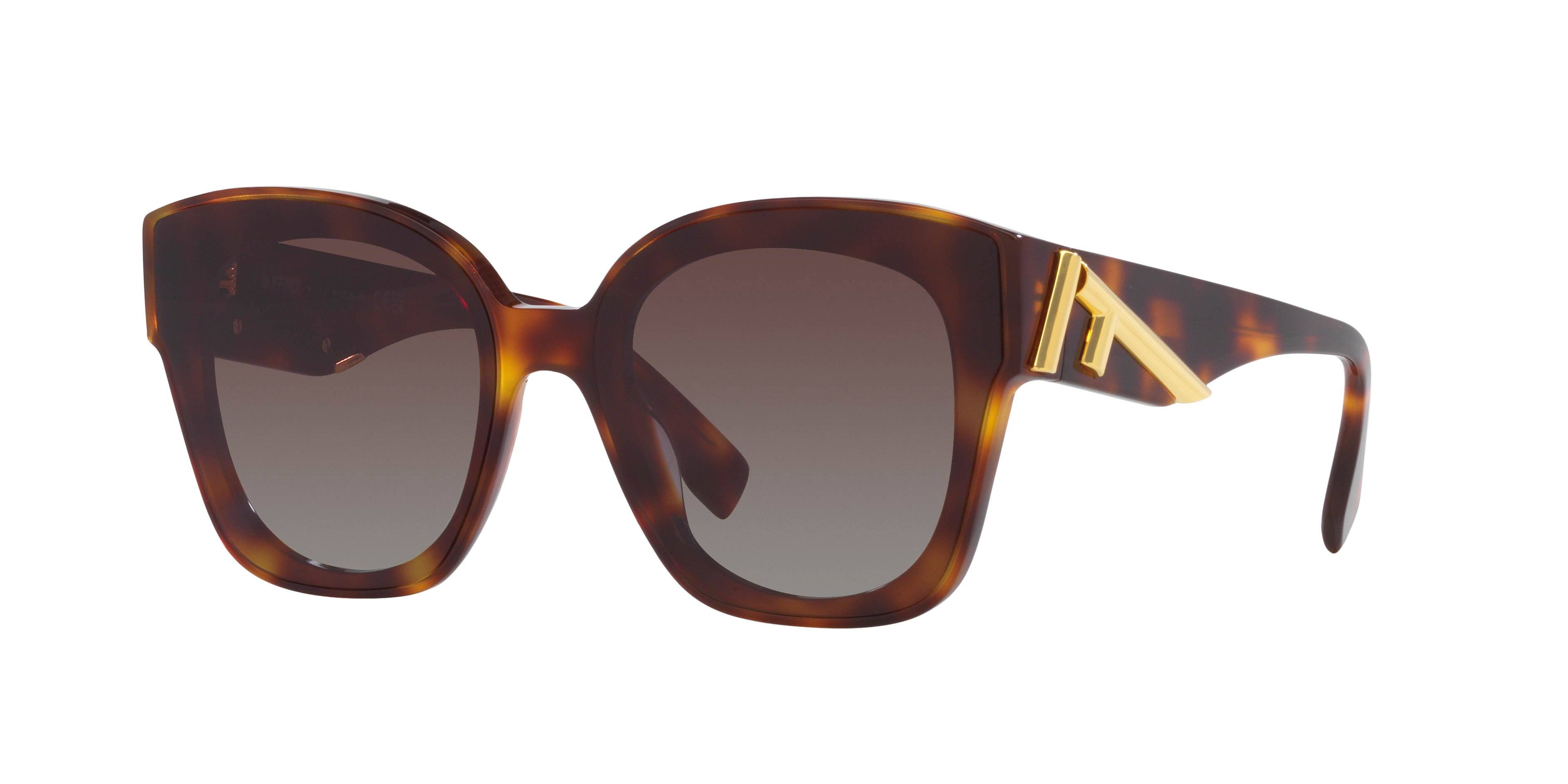 Fendi Woman Sunglass FE40098I -  Frame color: Tortoise, Lens color: Grey