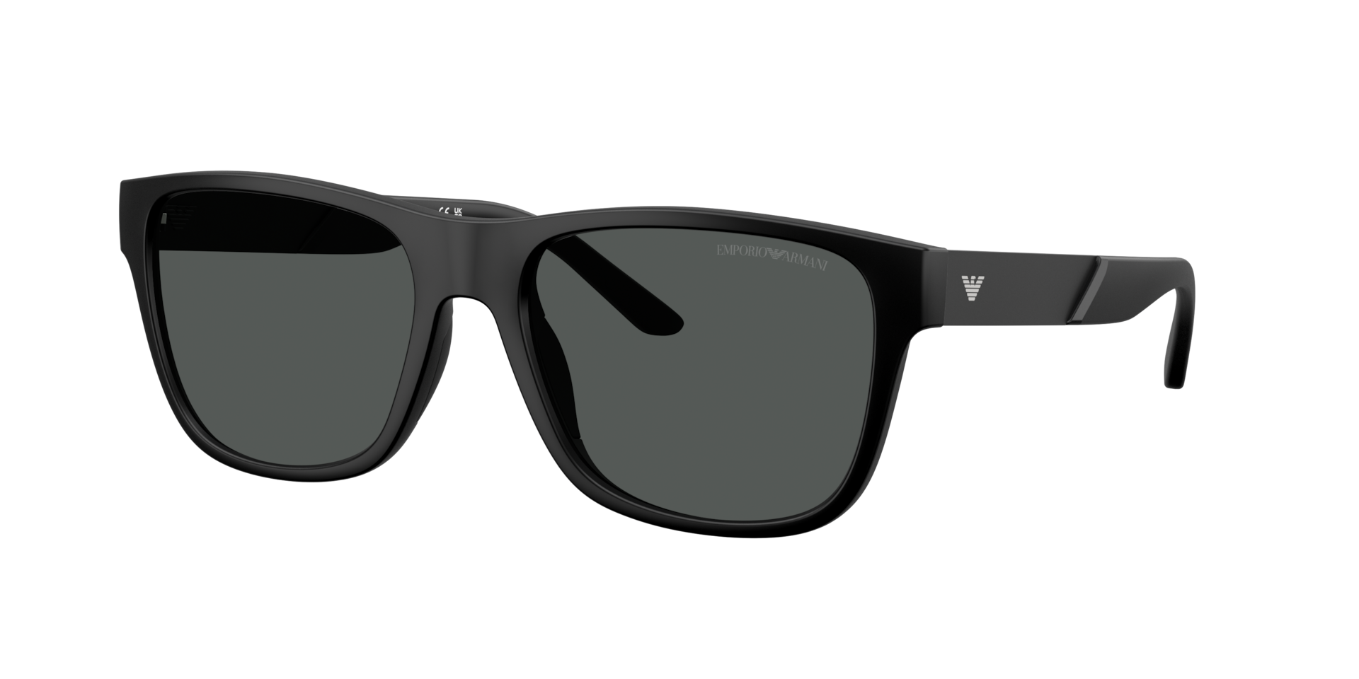 Emporio Armani Man Sunglass EA4243 -  Frame color: Matte Black, Lens color: Dark Grey