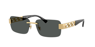 Versace VE2257 XL (60 - 16) with Grey lenses and Gold frame