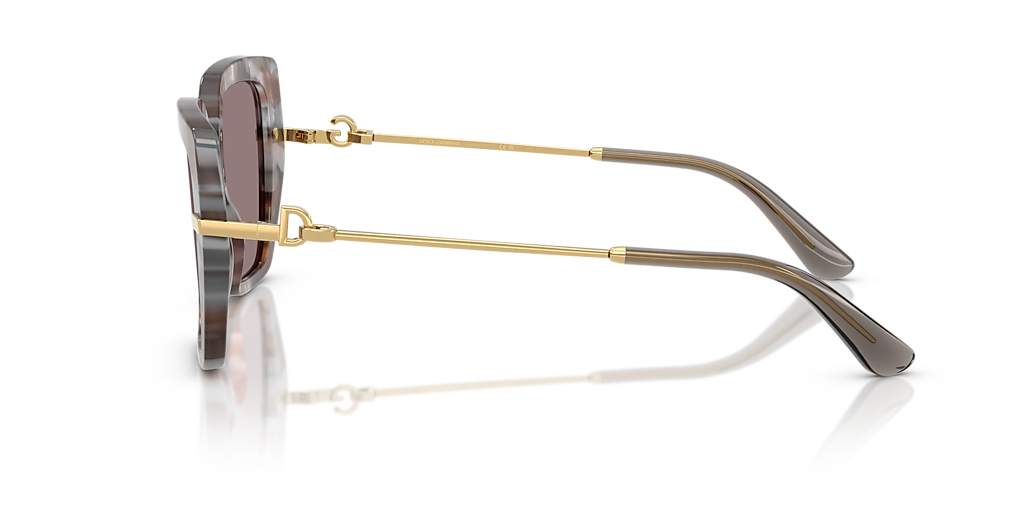 Dolce&Gabbana DG4474 XL (53 - 20) with Brown lenses and Tortoise