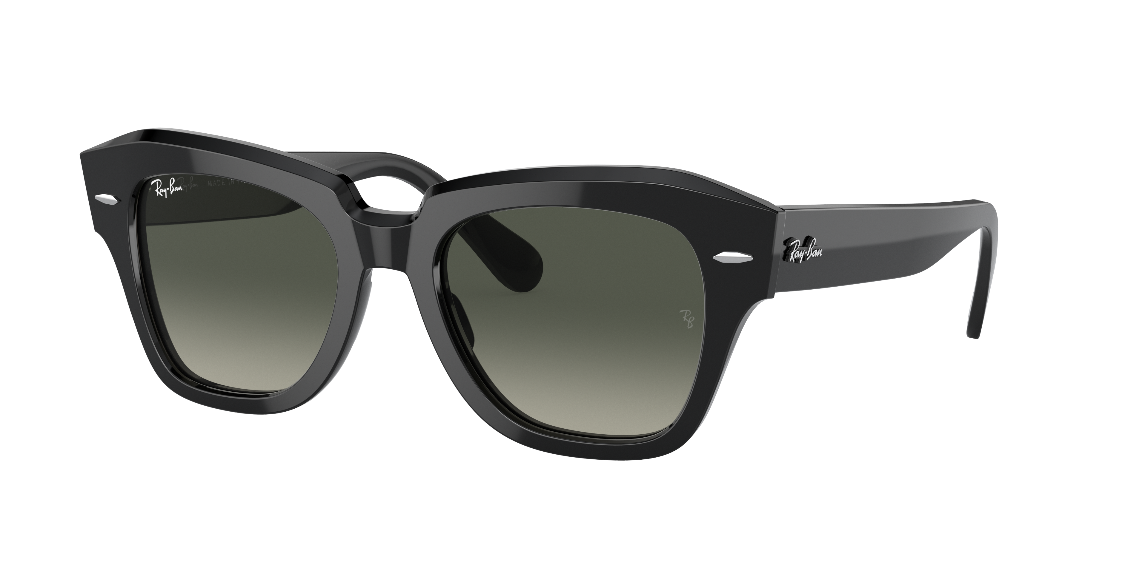 Ray-Ban State Street M (49 - 20) with Grey lenses and Black frame
