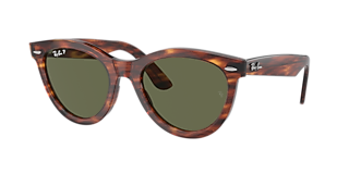 Ray-Ban Original Wayfarer Polarized+ Lenses L (50 - 22) with Blue