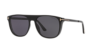 Tom Ford FT0832-N XL (59 - 15) with Grey lenses and Black frame
