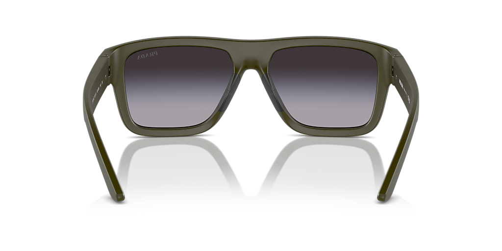 Prada Linea Rossa PS 04ZS XXL (56 - 16) with Grey lenses and Green