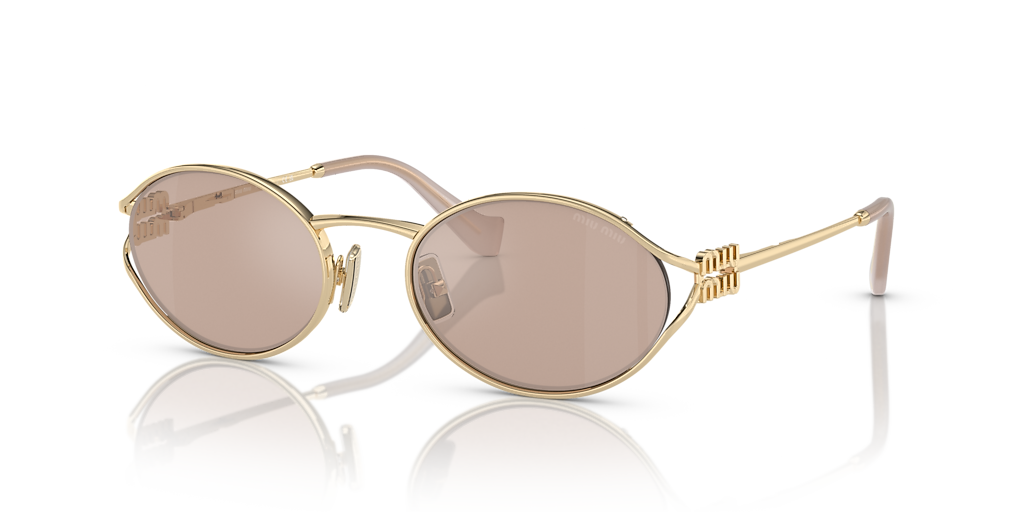 Miu Miu MU 52YS L (54 - 21) with Pink lenses and Gold frame
