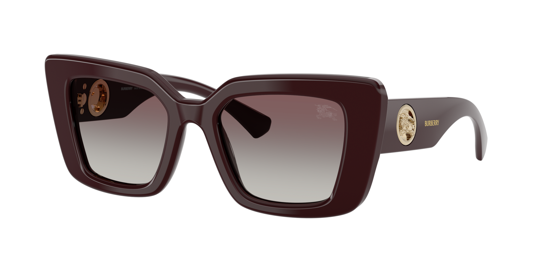Burberry Woman Sunglass BE4476 -  Frame color: Bordeaux, Lens color: Grey Gradient