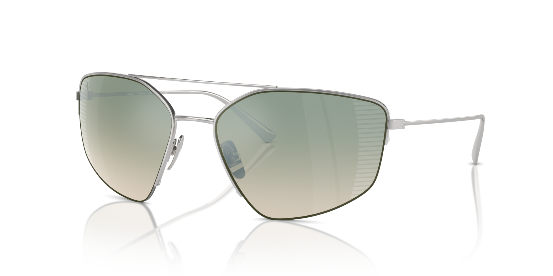 Ferrari FH1009T XL (63 - 18) with Green lenses and Silver frame