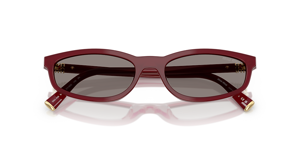 Miu Miu MU A06S S (54 - 17) with Grey lenses and Red frame