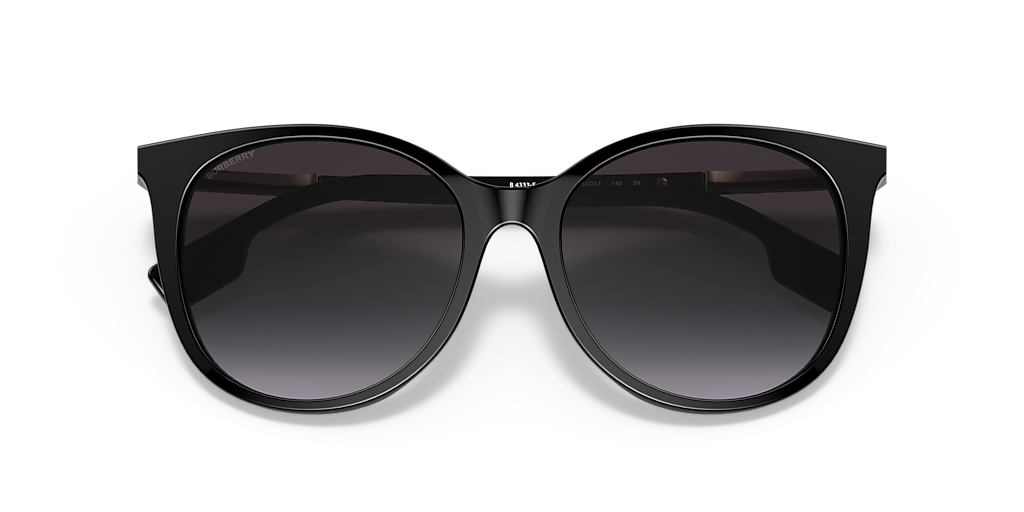 Burberry Alice L (55 - 17) with Grey lenses and Black frame