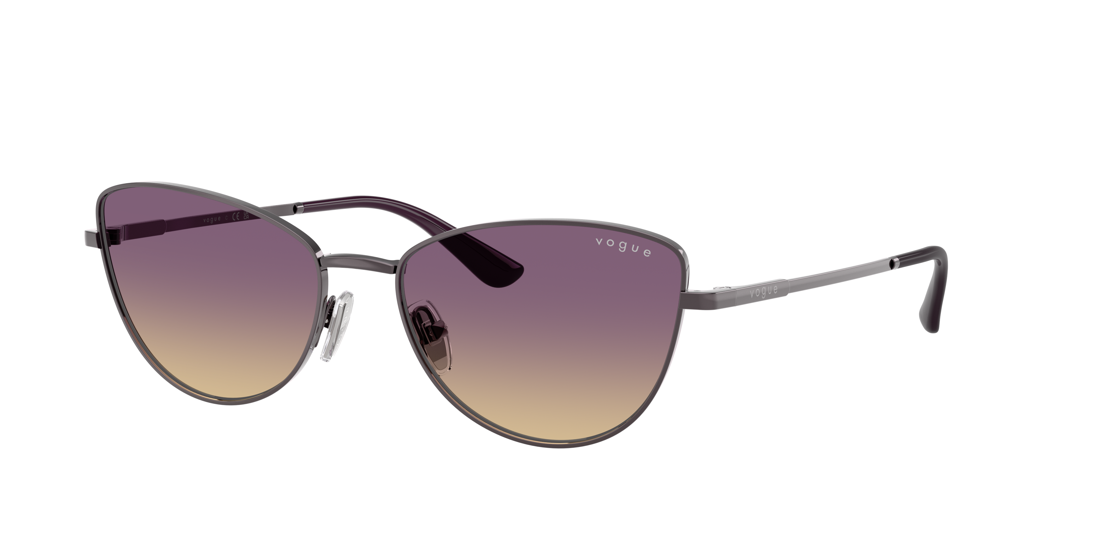 Vogue Eyewear Woman Sunglass VO4324S -  Frame color: Light Violet, Lens color: Yellow Gradient Violet