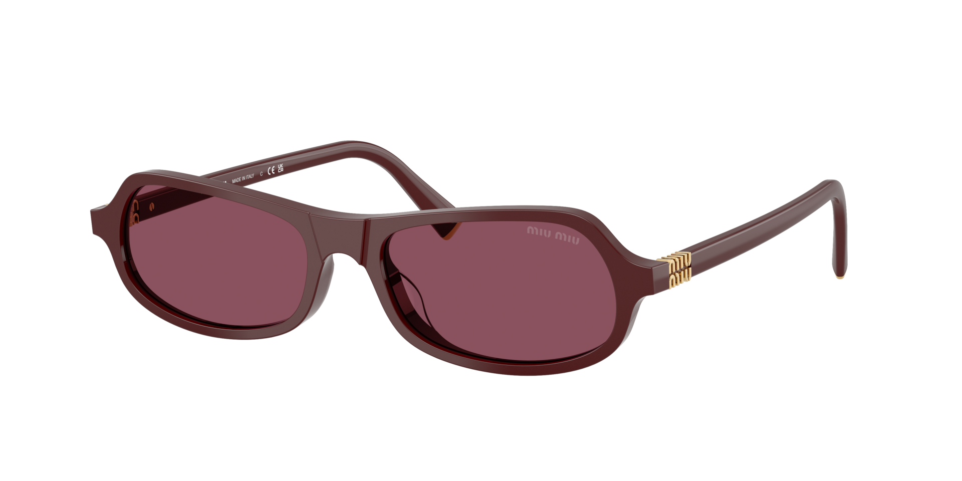 Miu Miu , Sunglasses, Unisex, Pink, 55 Mm, Regard Sunglasses - Image 4