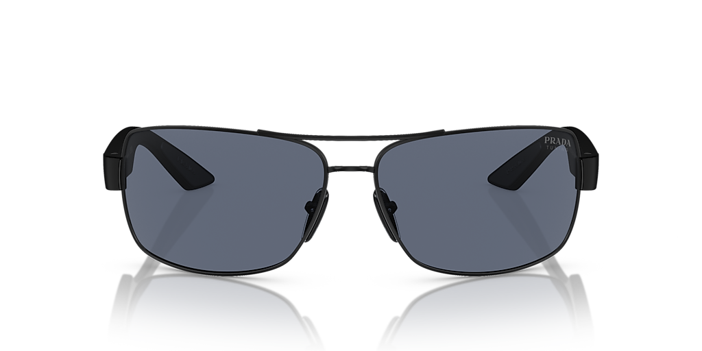 Prada Linea Rossa PS 50ZS XXL (65 - 14) with Blue lenses and Black
