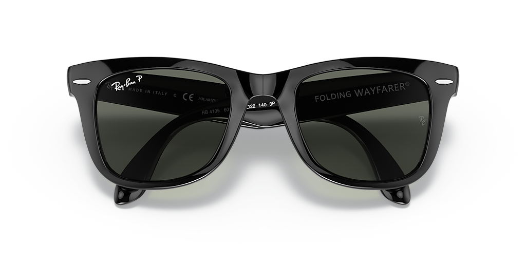 Ray-Ban Wayfarer Folding Classic XL (54 - 20) with Green lenses