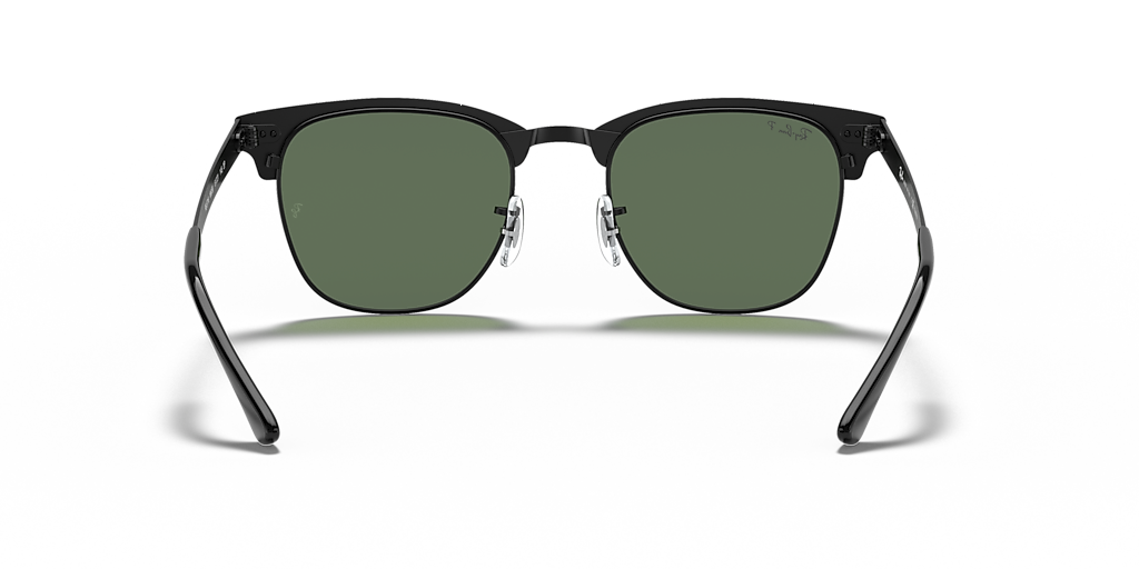 Ray-Ban Clubmaster Metal L (51 - 21) with Green lenses and Black