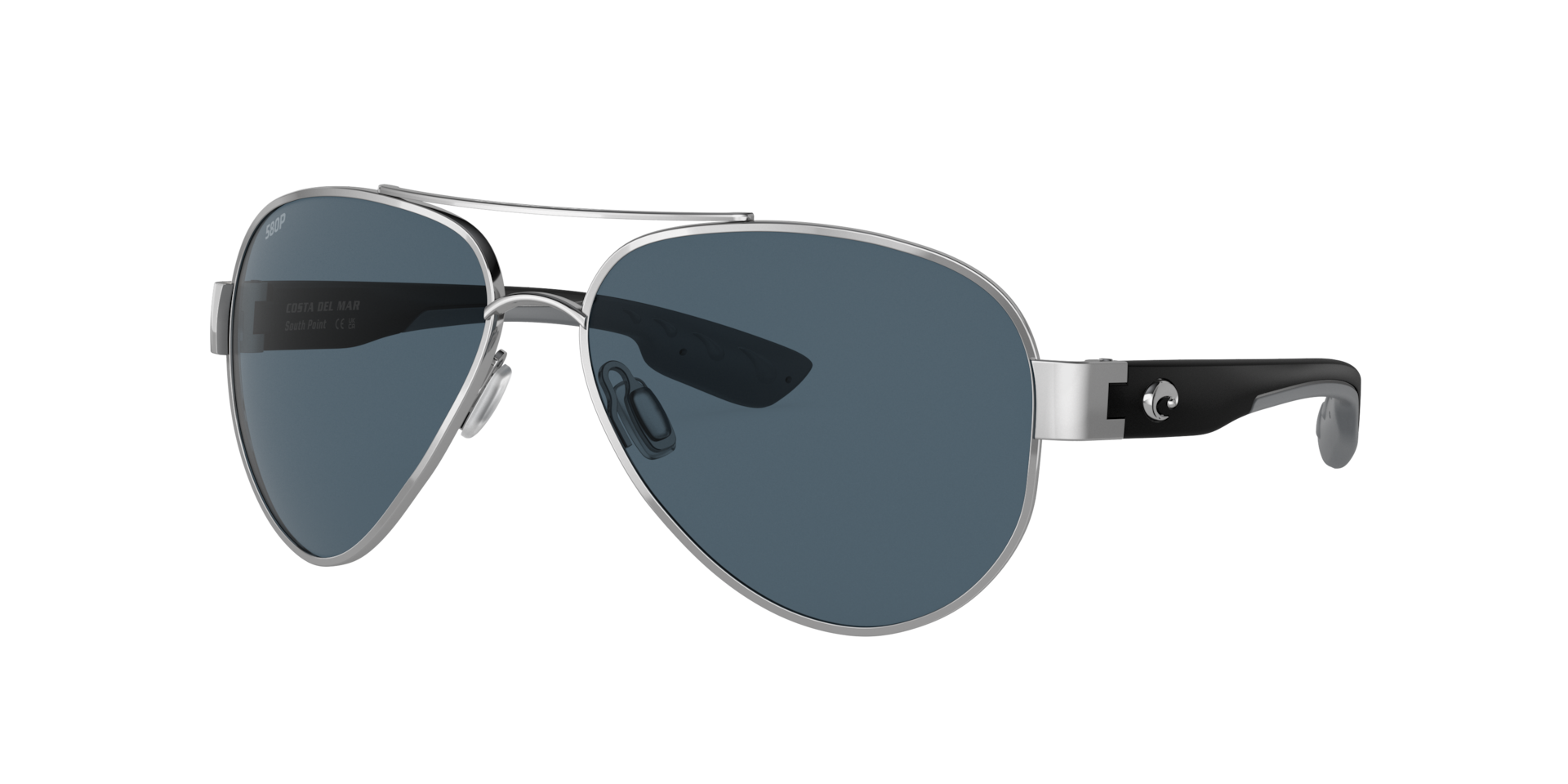 Costa Unisex Sunglass South Point - Couleur du Monture Palladium Couleur de Lentille Gris 109 €